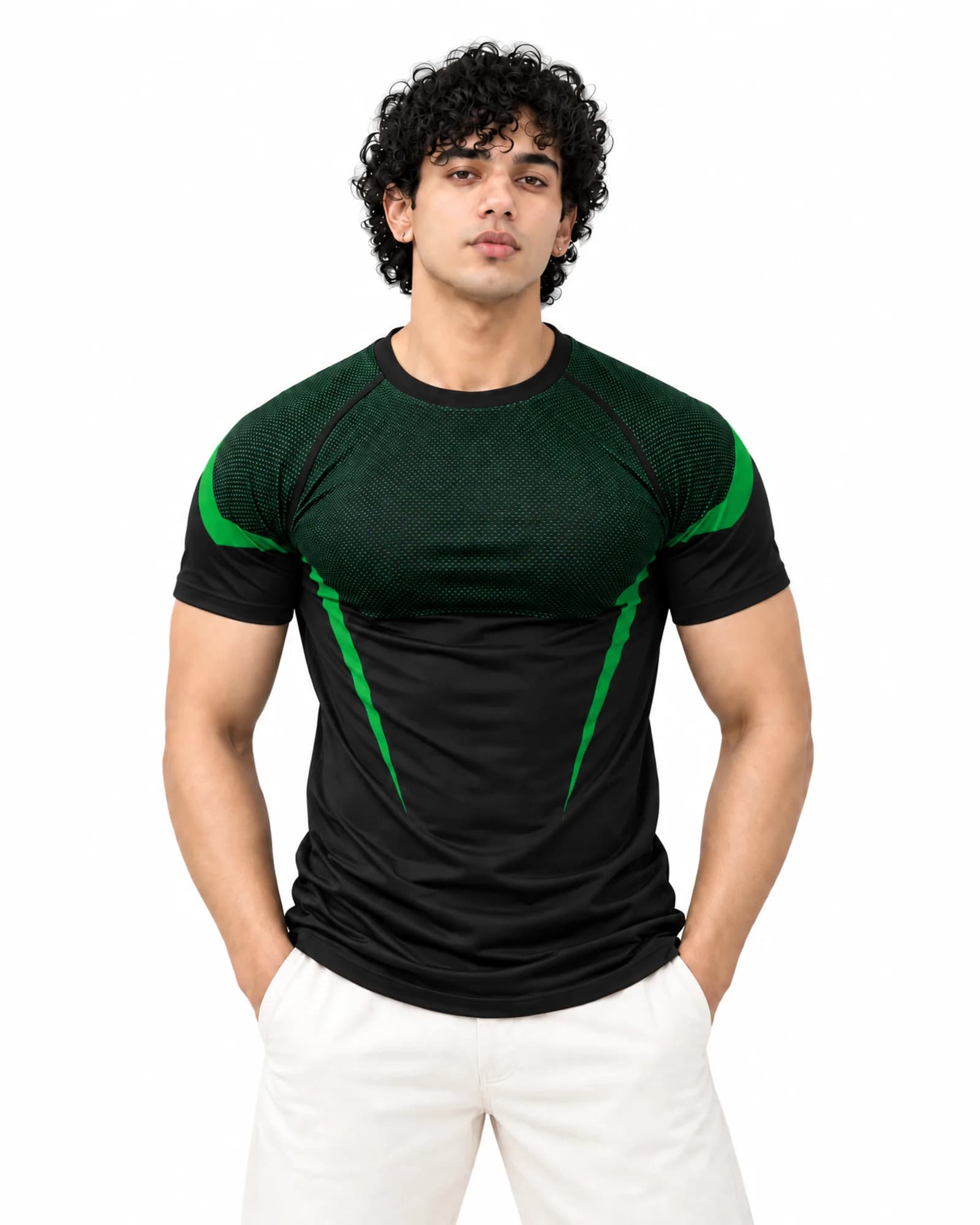 Apex Compression Tee in Green
