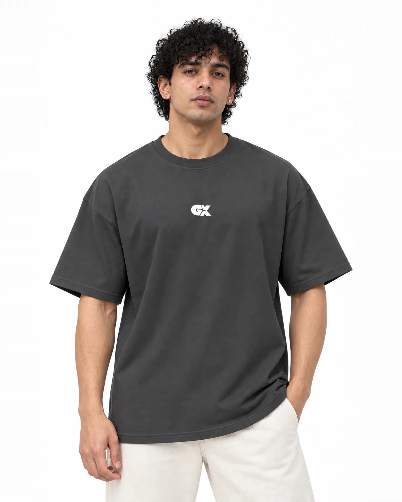 Oversized Street Tee in Grey