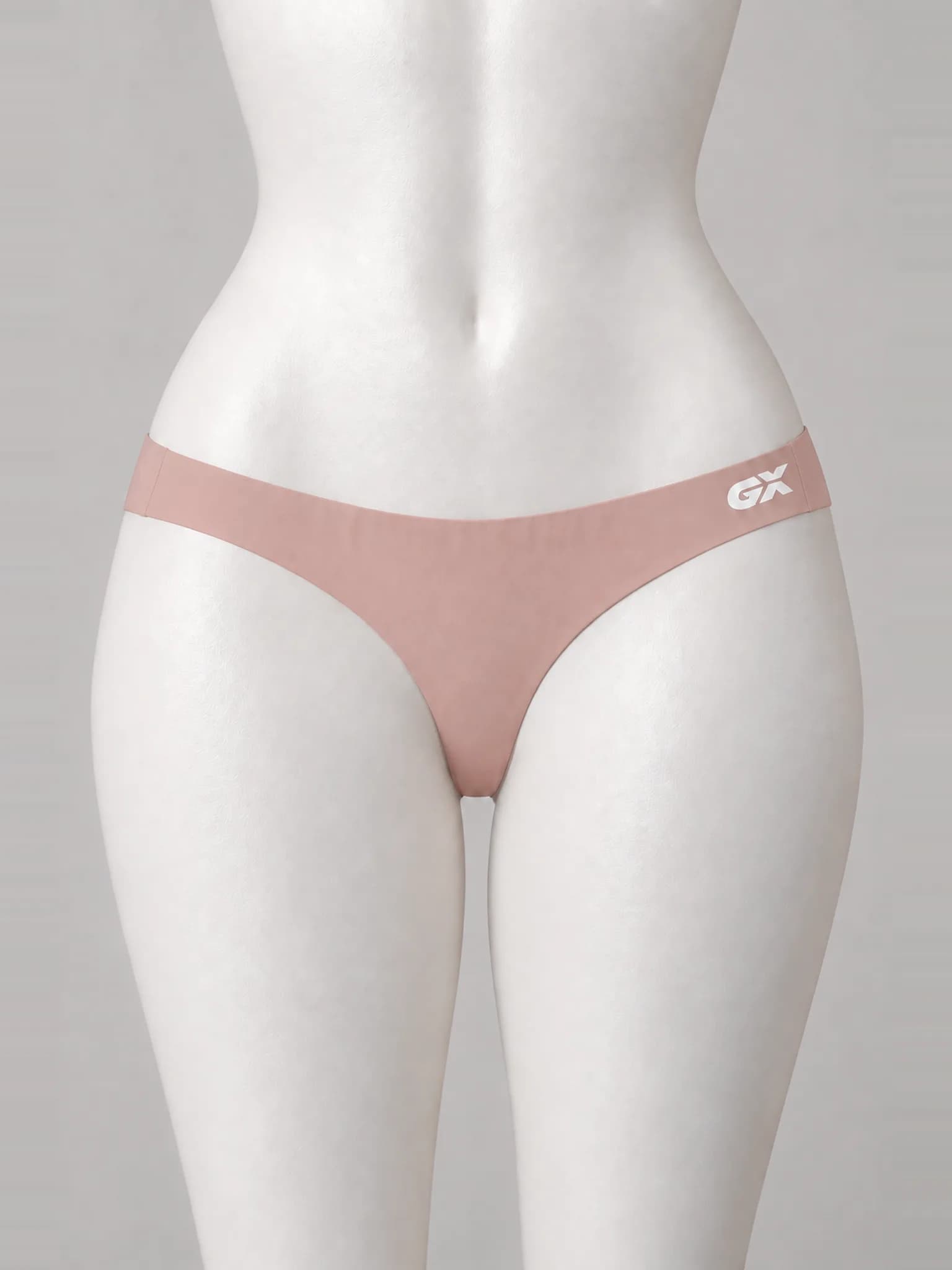Seamless V-Waist Bikini Brief in Pink