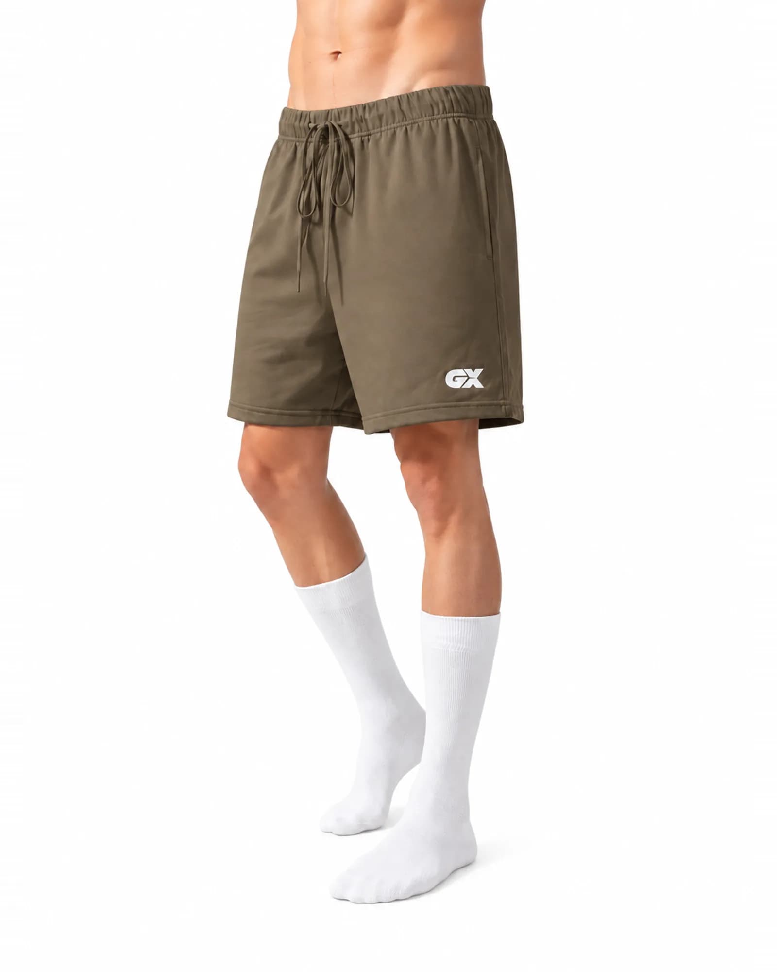 Flux Training Shorts in Olive Khaki, photo 3 – GX shorts